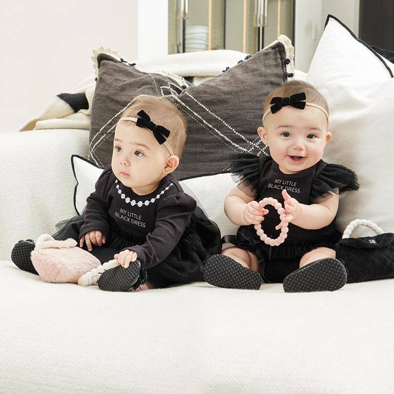 Little Black Dress - Long Sleeve - 6-12 MO