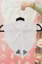 Boot Stitch Bow Collar