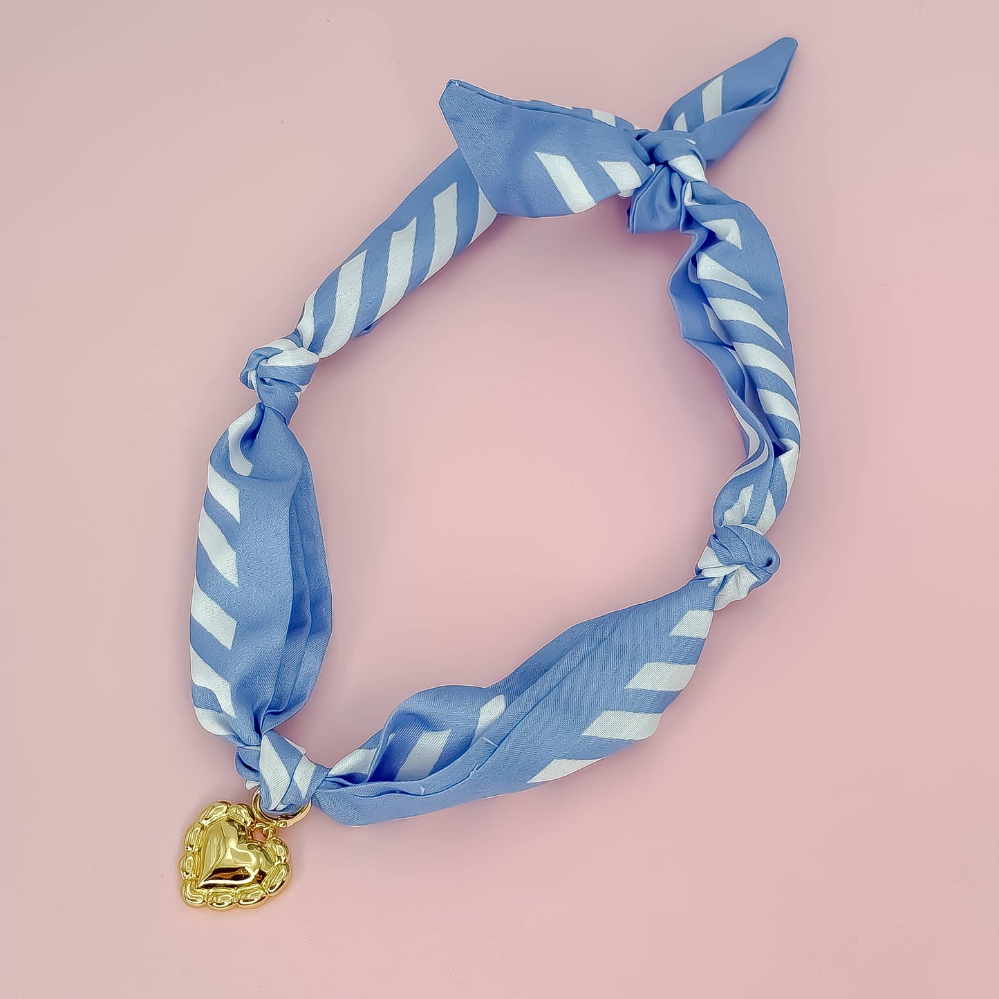 Tangled in Love Scarf Necklace: Mix of Prints