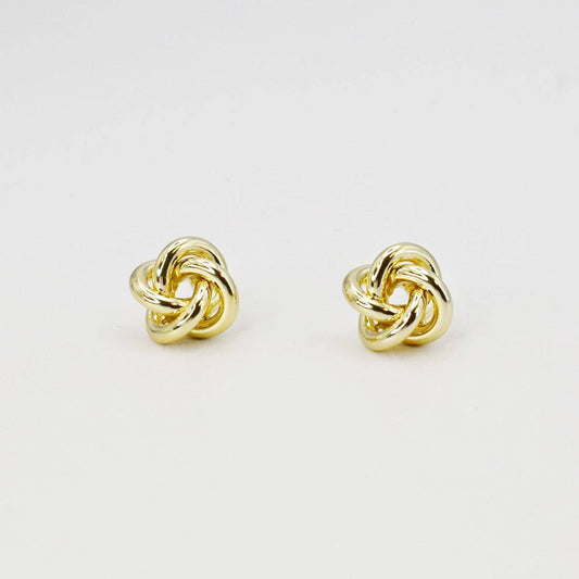 Gold Knot Stud F25