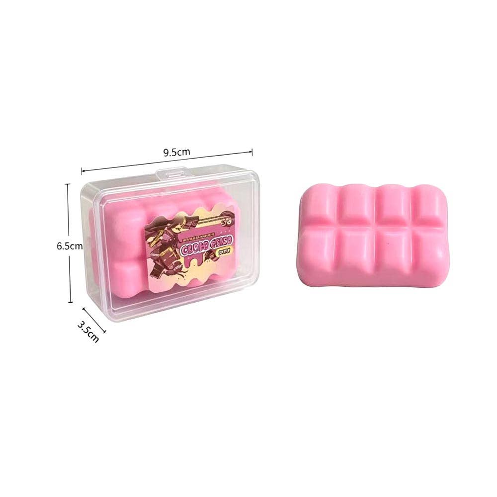 12PCS - ASMR Crunching Sound Crisp Crunchy Chocolate Bar Squeeze Squishy Stress Relief Toy