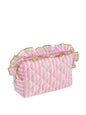 FANCY LARGE ZIP POUCH: PINK