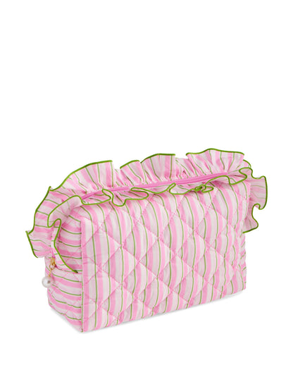 FANCY LARGE ZIP POUCH: SKY