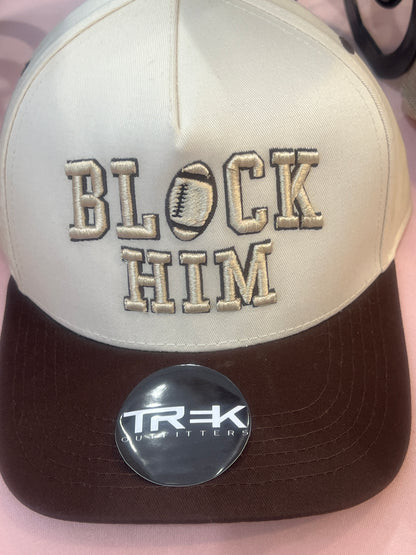 Block Him Football Hat