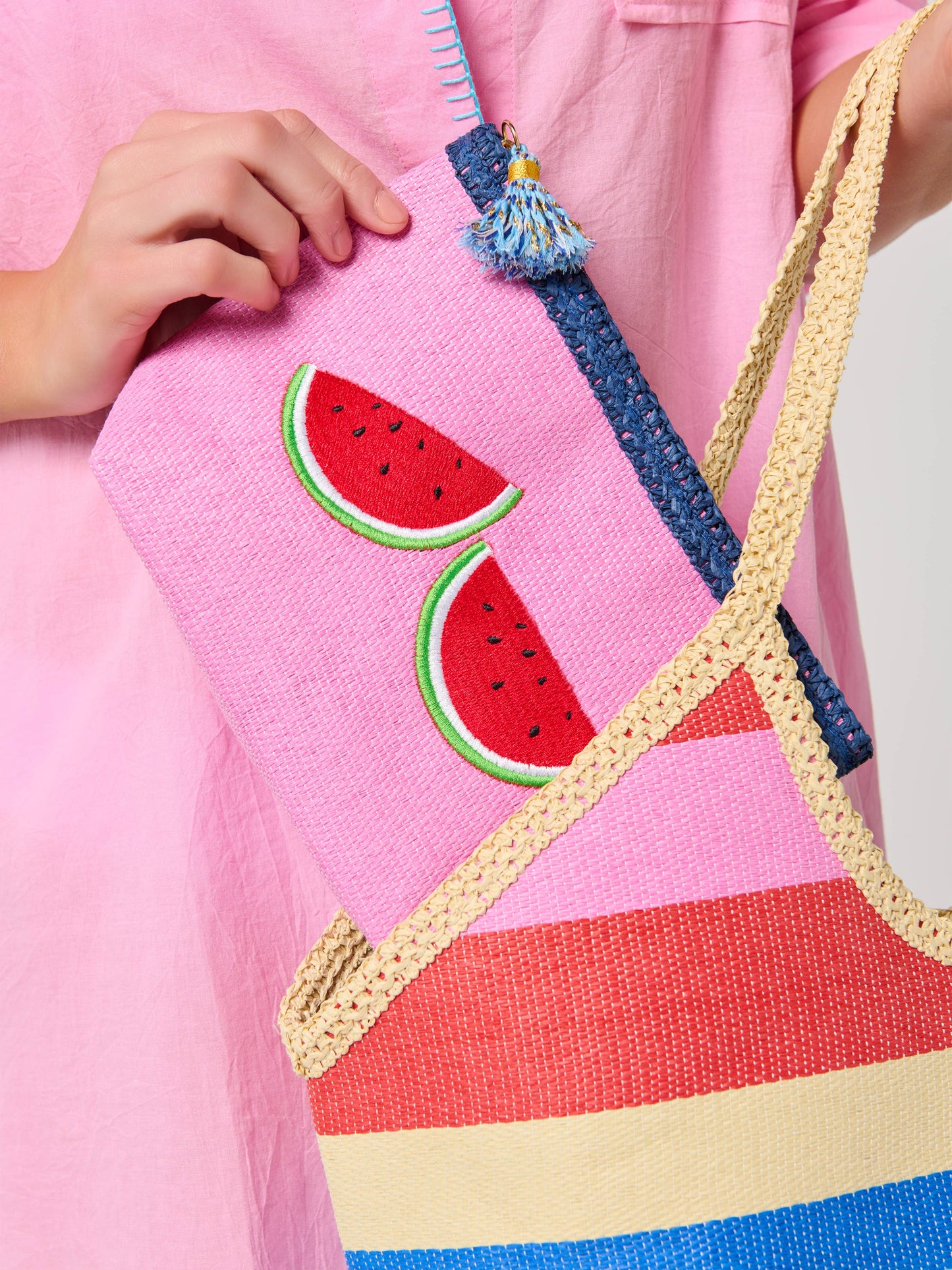 CAPRI ZIP POUCH: TAN