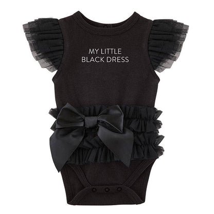Little Black Dress - Short Sleeve 0-3mo