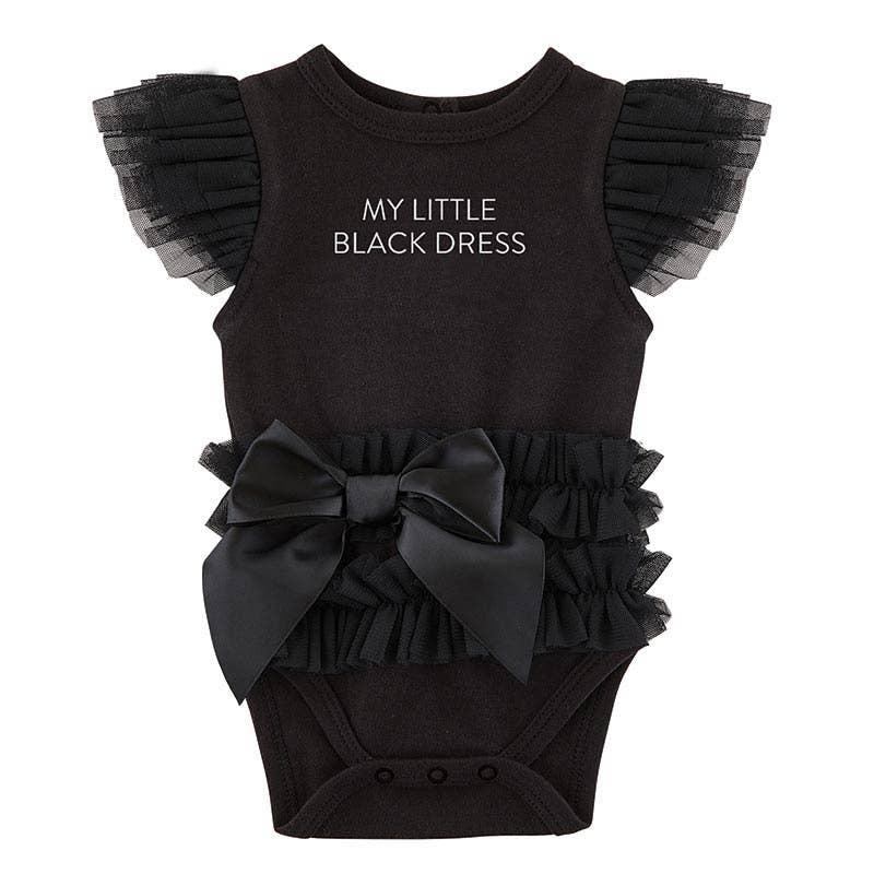 Little Black Dress - Short Sleeve 3-6 Mo