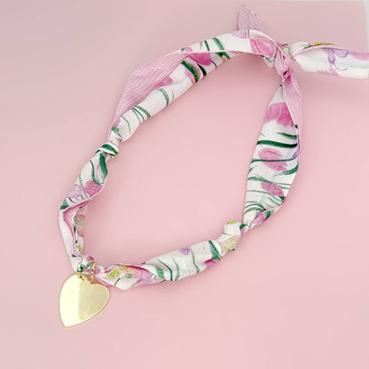 Tangled in Love Scarf Necklace: Mix of Prints