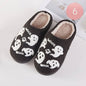 6Pairs - Halloween Ghost Cozy Fleece Home Indoor Floor Slippers