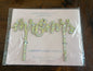 Mr & Mrs Confetti Cake Topper