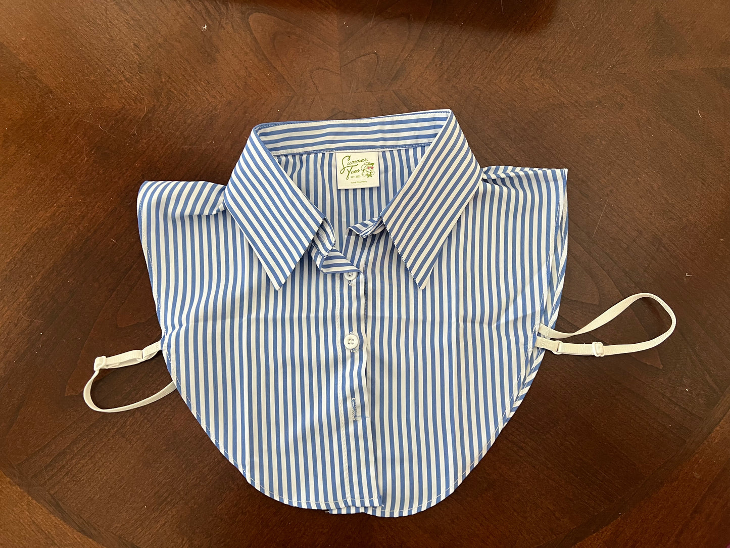 Blue & White Striped Collar