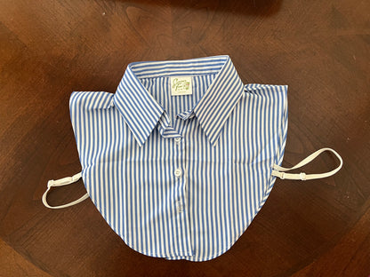 Blue & White Striped Collar