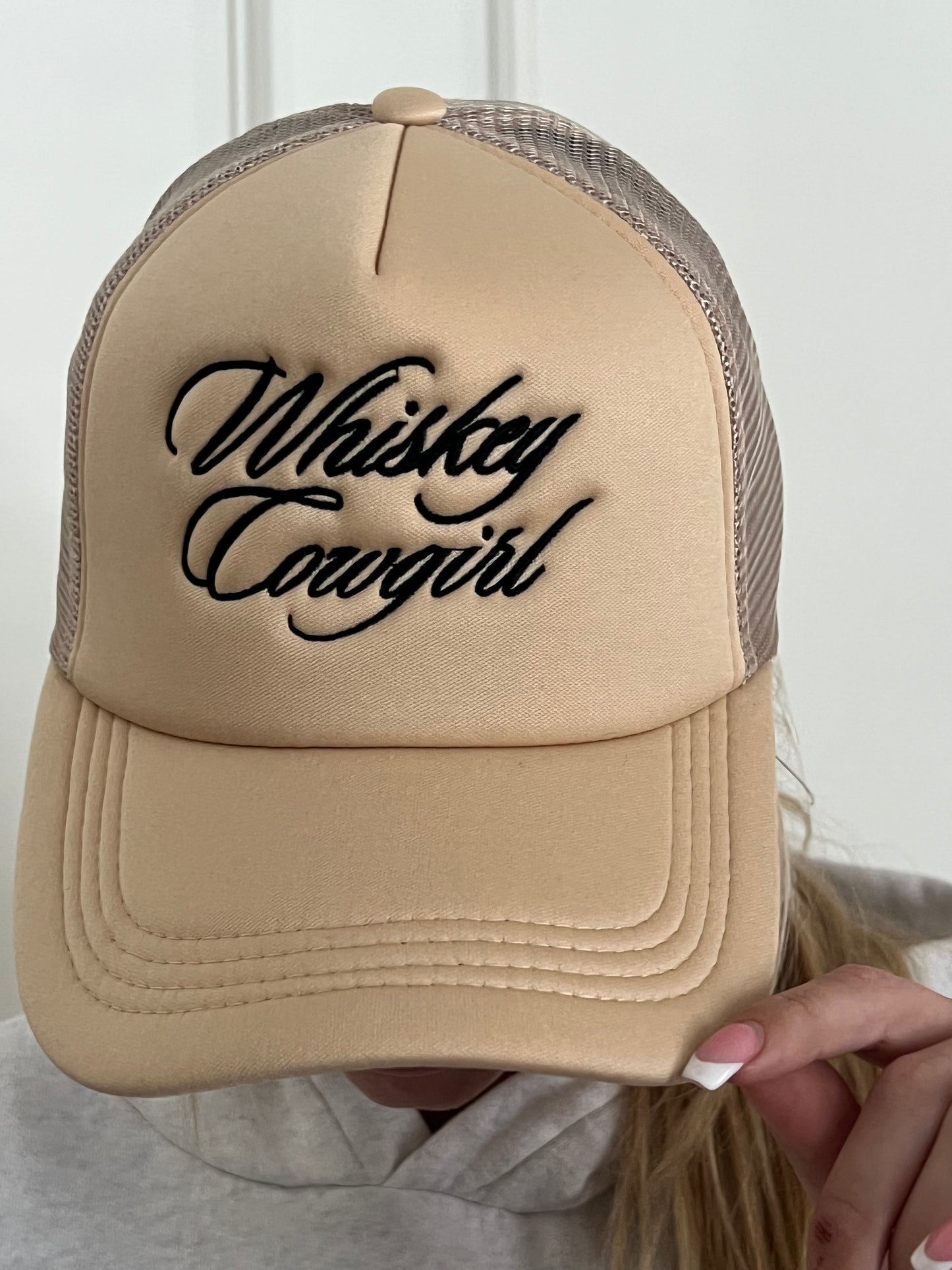 Whiskey Cowgirl Trucker Hat