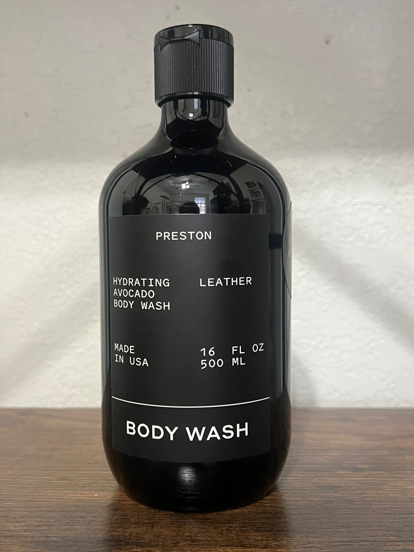 Preston Body Wash ~ Leather Scent
