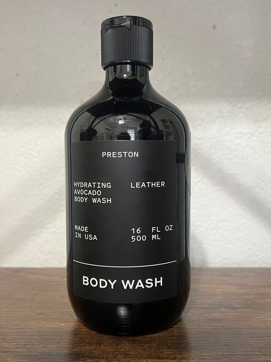 Preston Body Wash ~ Leather Scent