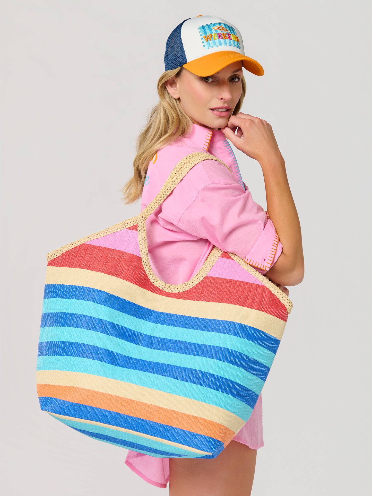 CAPRI TOTE: TAN