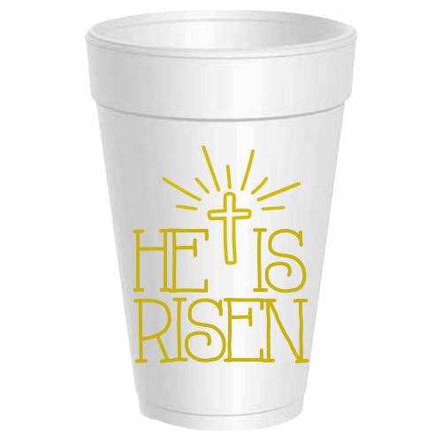 He is Risen - 10 pack: Metallic Gold