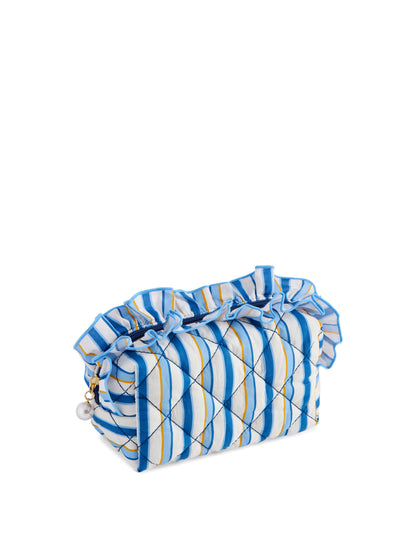 FANCY SMALL ZIP POUCH: YELLOW