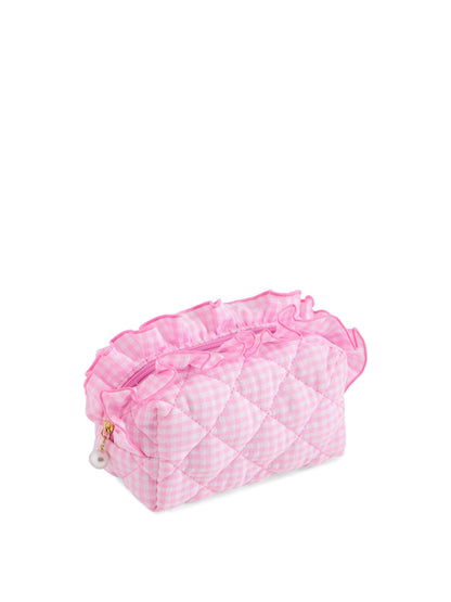 FANCY SMALL ZIP POUCH: YELLOW